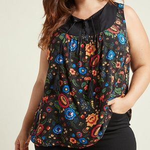 🚫SOLD🚫 Modcloth A Conversation Masterpiece top
